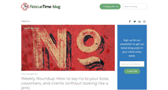 Desktop Screenshot of blog.rescuetime.com