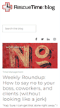 Mobile Screenshot of blog.rescuetime.com
